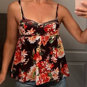 Sexy Floral BABYDOLL Top 🖤🩷